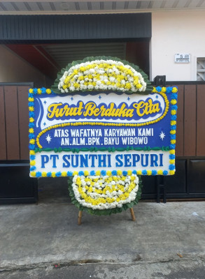 Papan Bunga Duka di Cikasungka